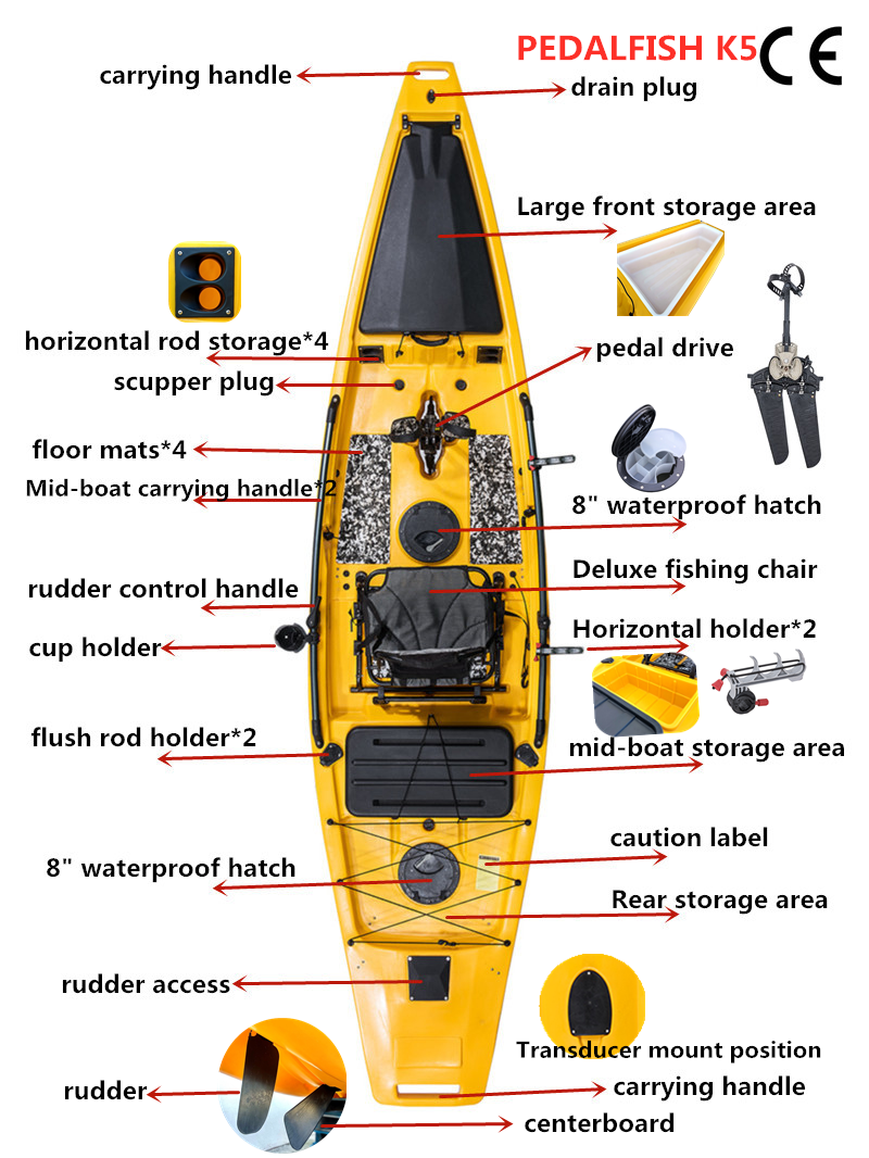 Pedal Drive K5 Ningbo Beilun U Boat Mould Plastic Co Ltd
